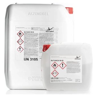 هاردنر پراکسید بوتانوکس Butanox M-50 متیل اتیل کتون پراکسید (MEKP) نوریون در گالن ۳۰ کیلویی